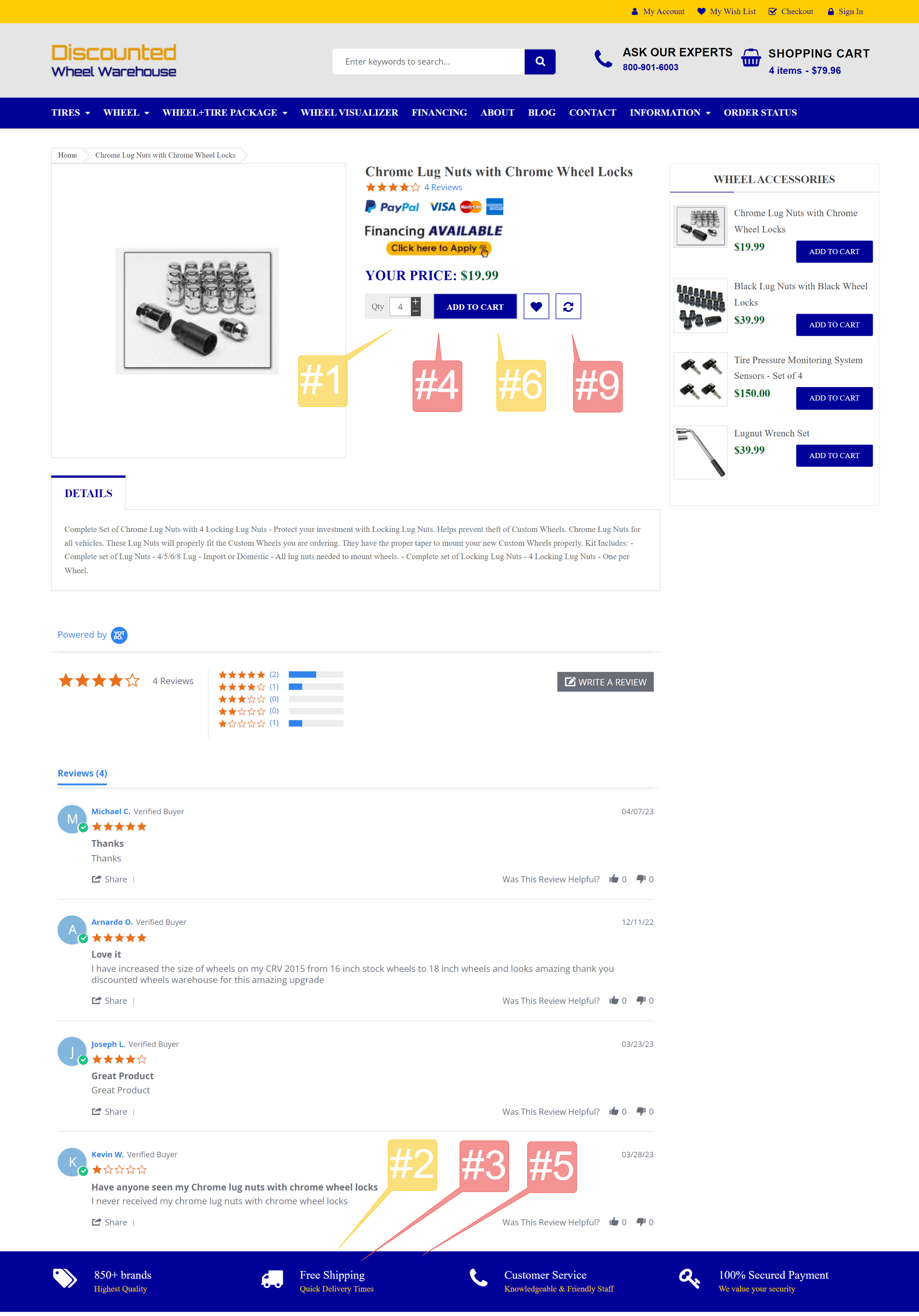 Discounted Wheel Warehouse Ordering & Delivery